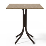 36" Square Bar Height Table with Hole
