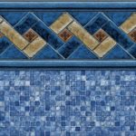 Mountain Top / Blue Mosaic Latham Pool Liner