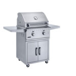 Image of Broilmaster 26" Stainless Gas Grill On Cart
