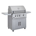 Image of Broilmaster 34" Stainless Gas Grill On Cart